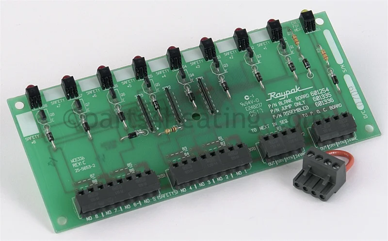 Raypak 007147F Printed Circuit Board U2 Kit