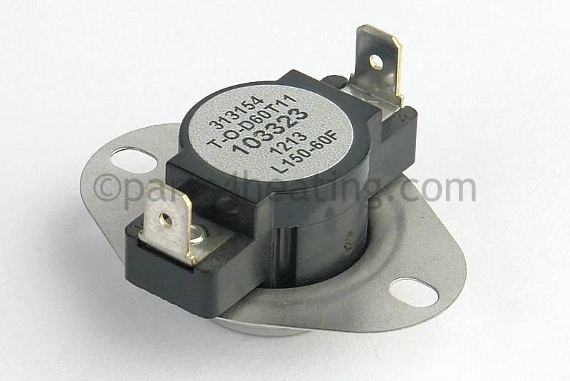 Reznor 103323 Reverse Flow Auto Reset Limit