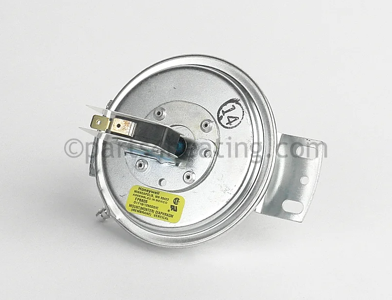 Reznor 112107 Blower Airflow Switch, Normally Open, Non-Adjustable Setpoint 0.175 In.