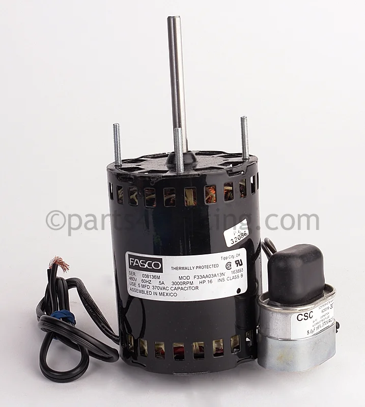 Reznor RZ165986 VNTR MTR SUBASSY RP(V) - 460V