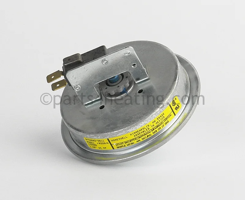 Reznor 175985 Backup Gas Flow Pressure Switch, Yellow Label, 1.4 in. w.c.