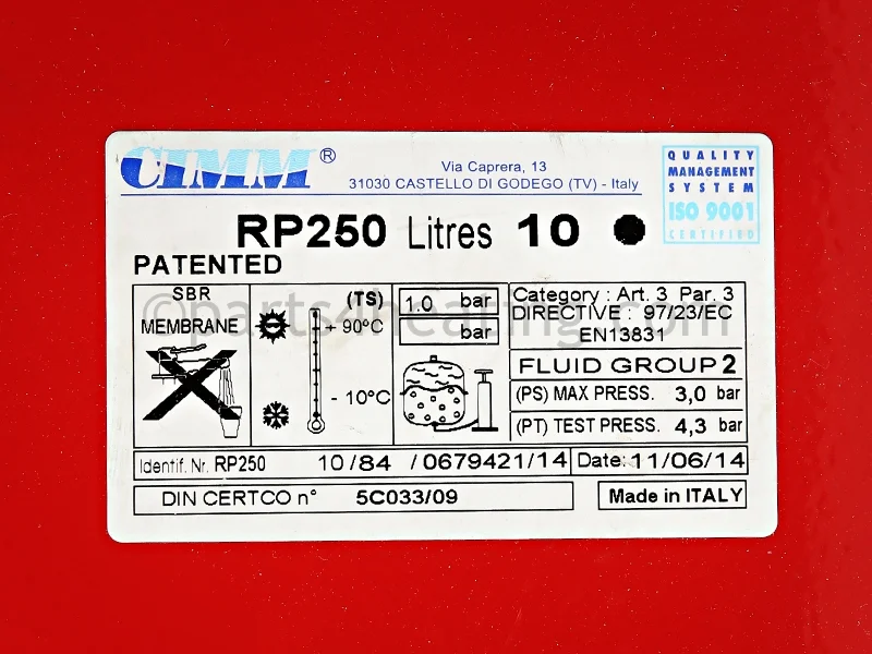 Baxi 710022400 Expansion Tank - 3