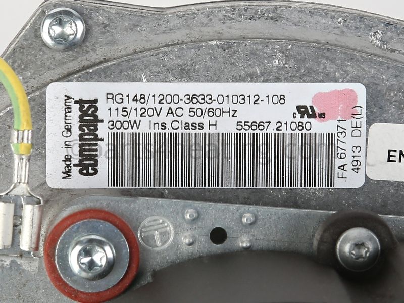 Laars NeoTherm NTH NTH 399 NeoTherm NTV NTV 399 A2114500 BLOWER,COMBUST,ORING FACE - 3