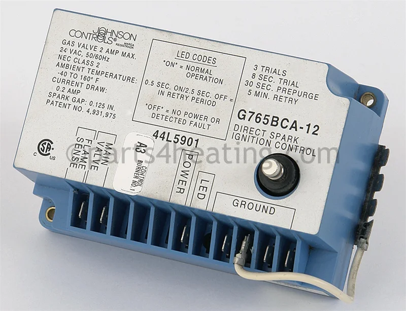 Johnson Controls G765BCA-12R Ignition Control Module, Fenwal direct replacement - 3